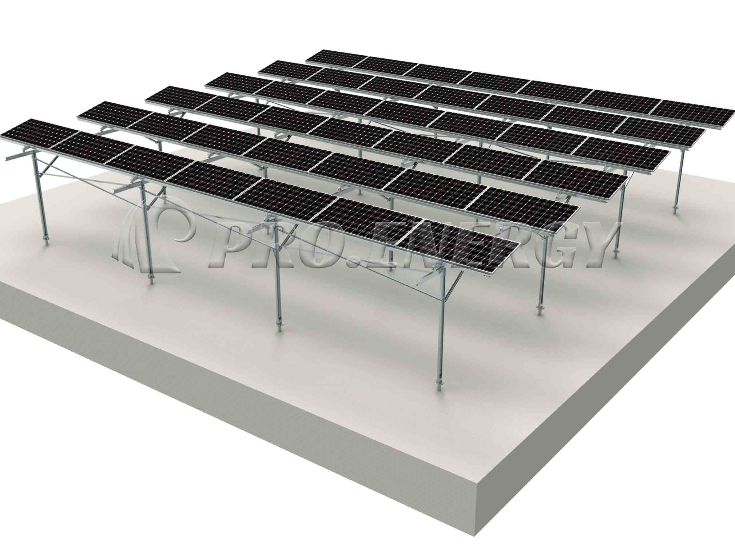 Farmland solar power generation setup