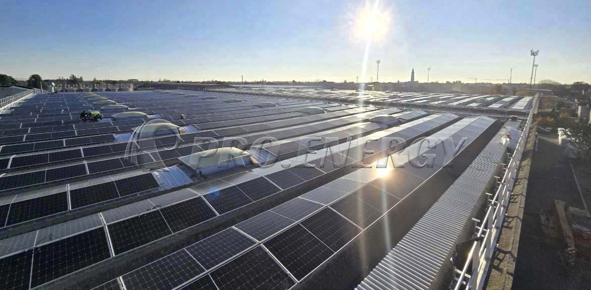 2-MW-Solardachsystemlösung