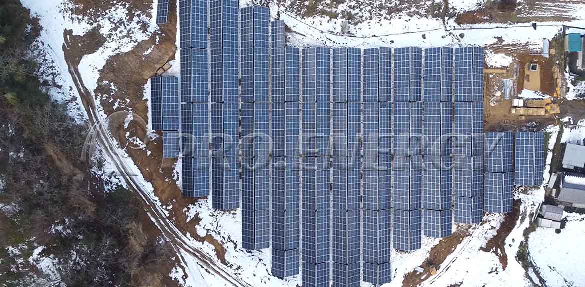 1,2-MW-Bodenmontagesystem für Solaranlagen