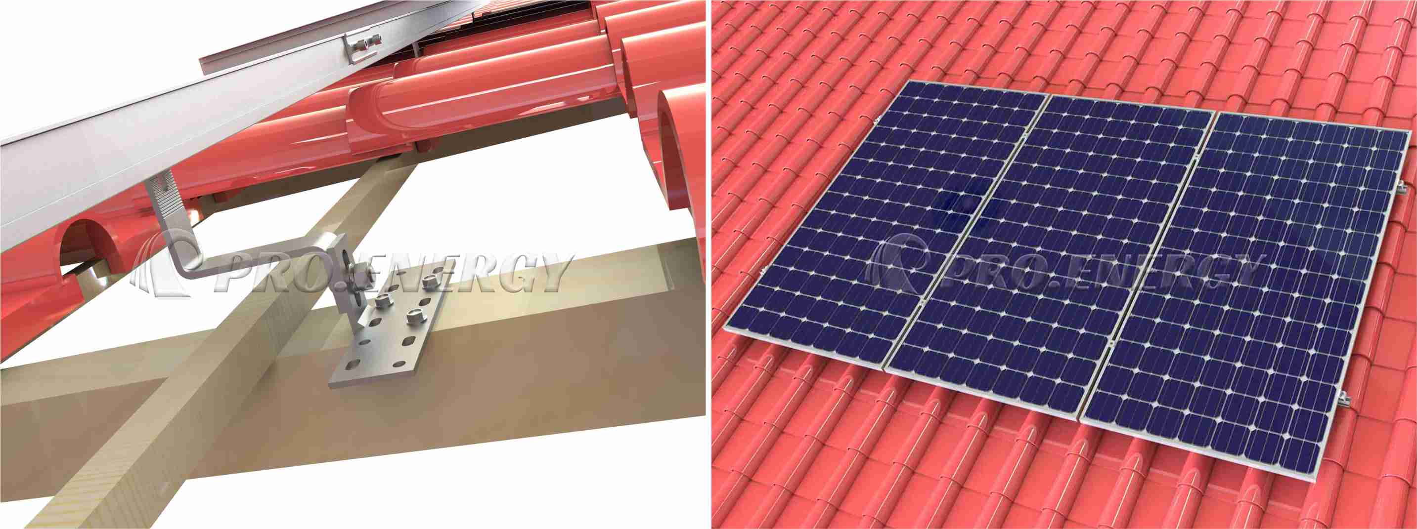 Tile Roof Solar Hook Mounting System for Home Tile Roof Solar Hook Mounting System for Home