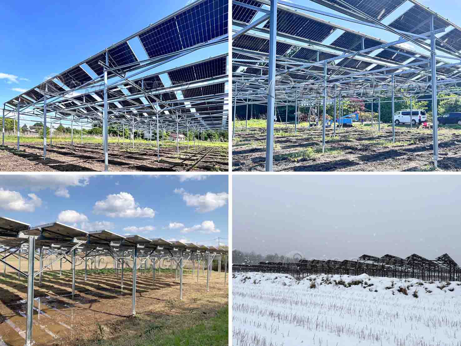 Agricultural solar array mounting solutions Agricultural solar array mounting solutions
