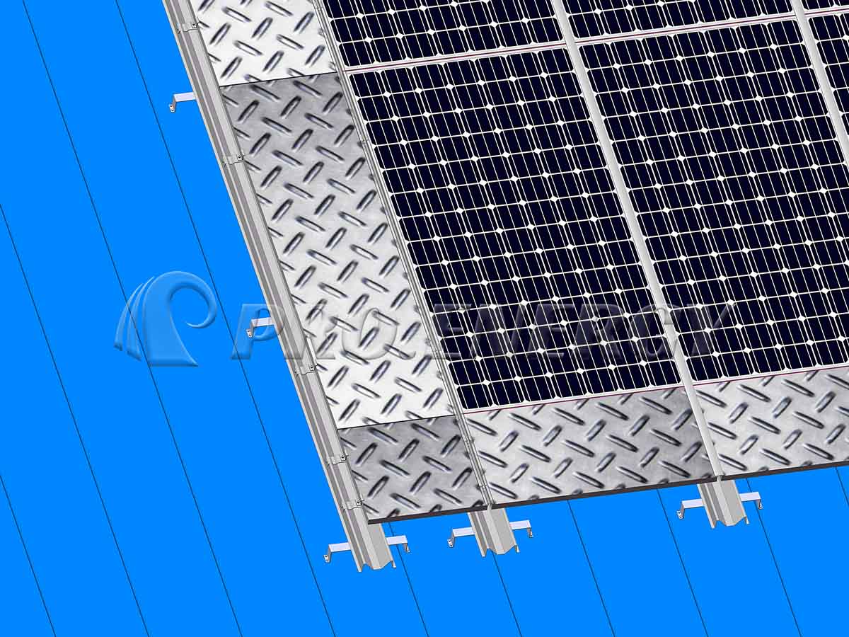 Rooftop walkway system Rooftop walkway system