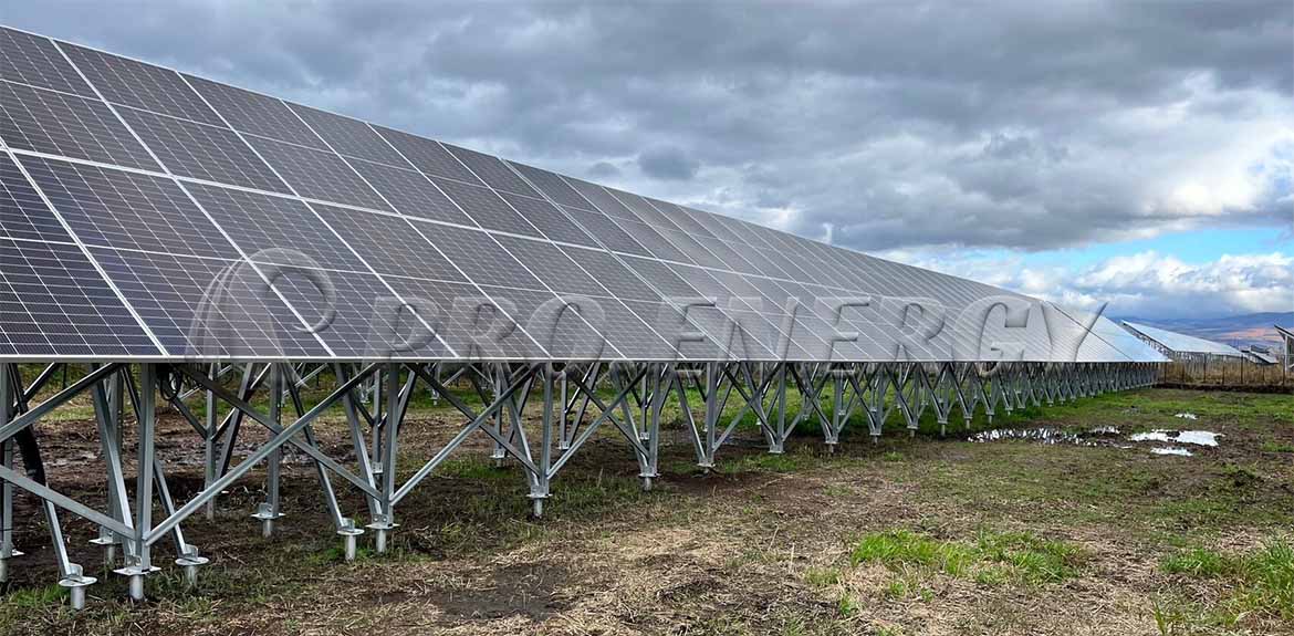 1,3-MW-C-Profil-Stahl-Bodenmontagesystem für Solaranlagen