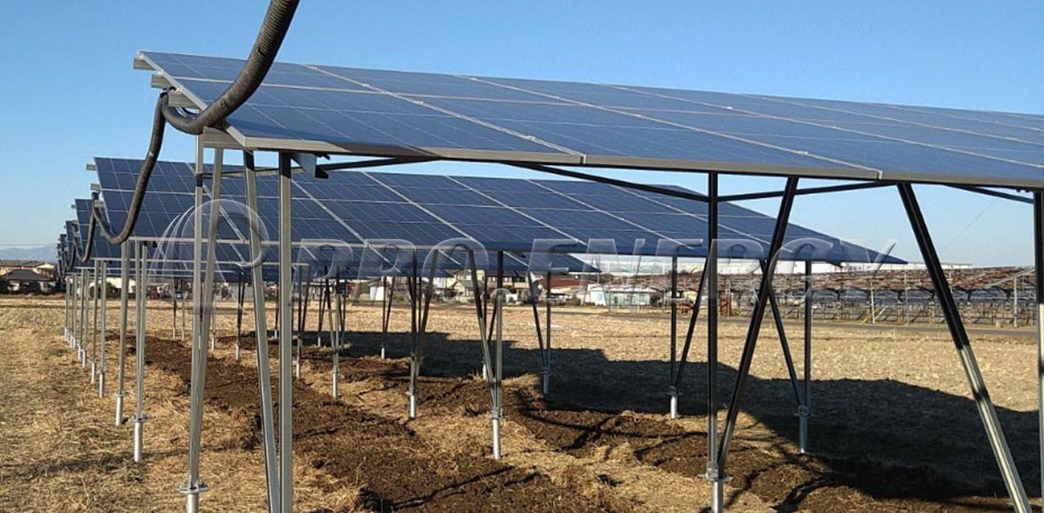 Erhöhtes Solar-Montagesystem für landwirtschaftliche Scheunen