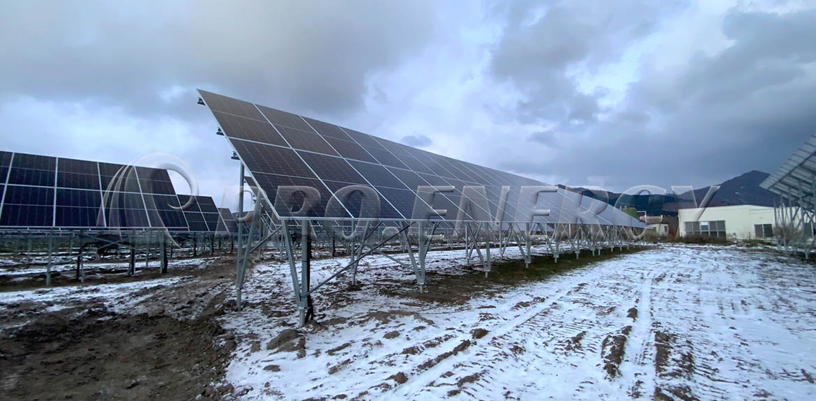 Lösung für ein bodenmontiertes Solarmontagesystem aus Kohlenstoffstahl