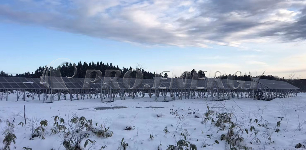 Bodenmontierte Solarmontagesysteme aus Kohlenstoffstahl