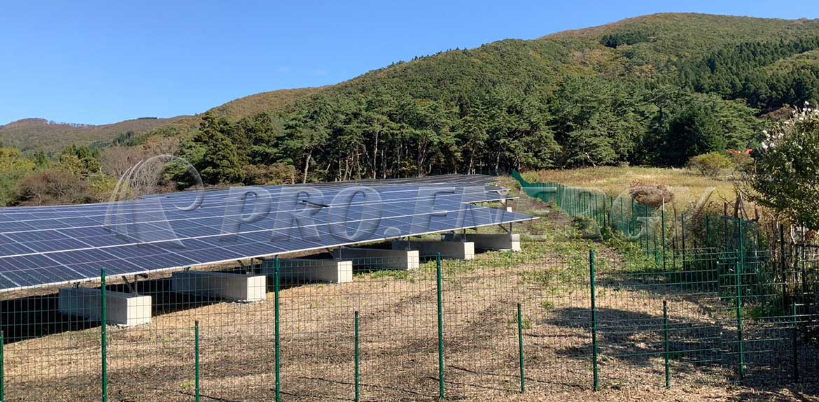 Festes Solarmontagesystem