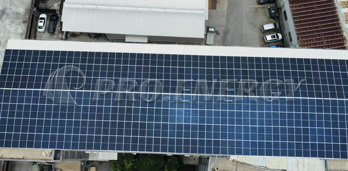 2MWp BIPV-Dachsolarmontagesystem