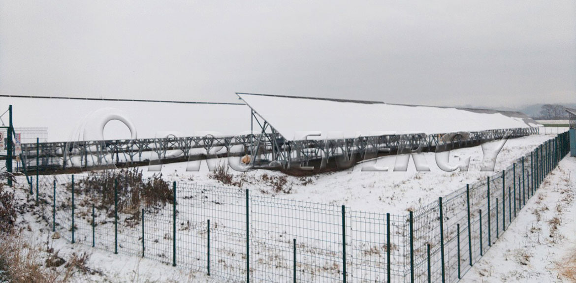Lösung für ein bodenmontiertes Solarmontagesystem aus Kohlenstoffstahl